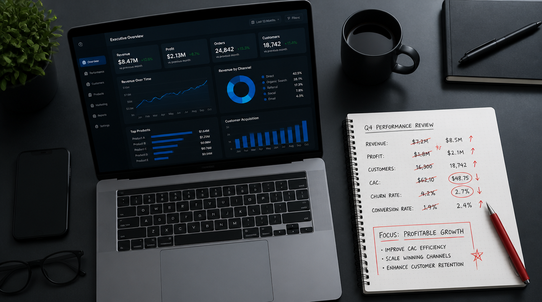 An analytics dashboard showing declining reply rates on mass email campaigns.